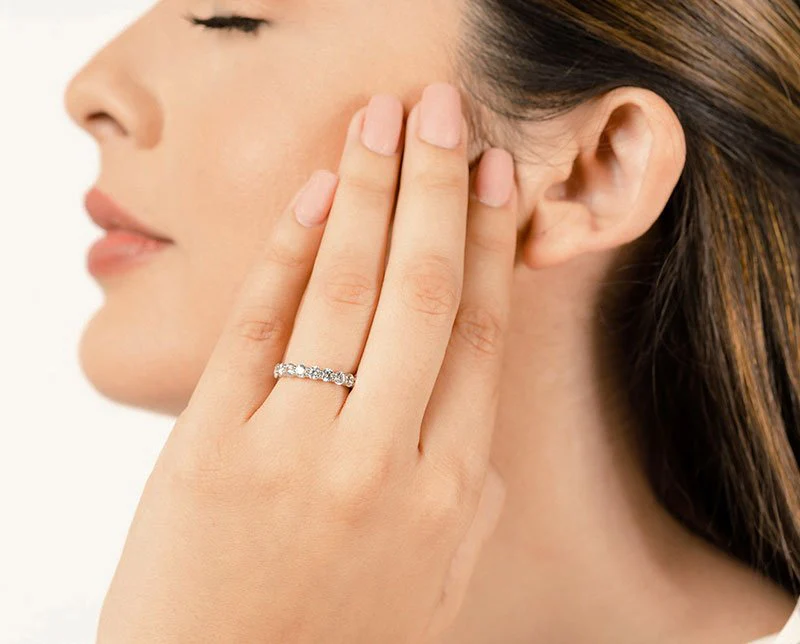 Eternally Yours Diamond Eternity Band Lab-Grown Diamond  with 1.50 ct.(finished) 2.5mm - Image 4