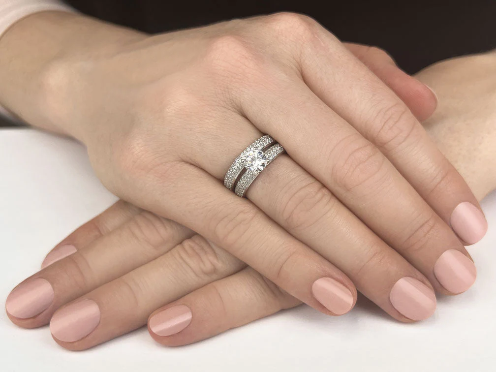 Eternally Yours Four Prong Diamond Engagement Ring with 1.54 ct. (0.50 ct. center diamond) - Image 3