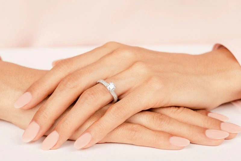 Eternally Yours Four Prong Diamond Engagement Ring with 1.79 ct. (0.75 ct. center diamond) - Image 5