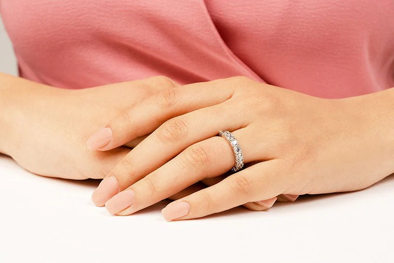 Everlasting Love Four Prong Diamond Eternity Lab-Grown Diamond Ring with 2.04 ct.(finished) 2.9mm - Image 4