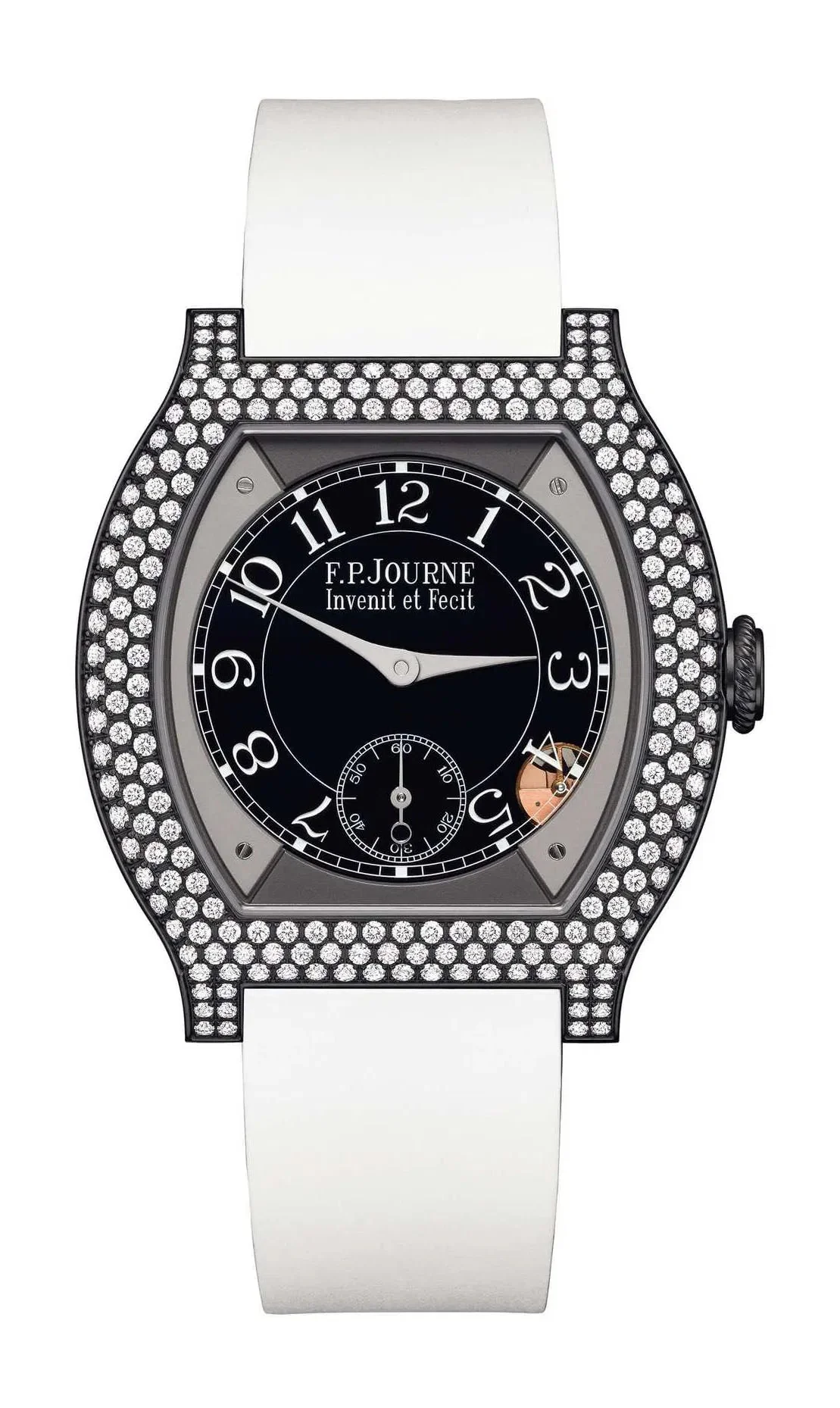F.P.Journe élégante 40 Titalyt 12 Rows of Diamonds