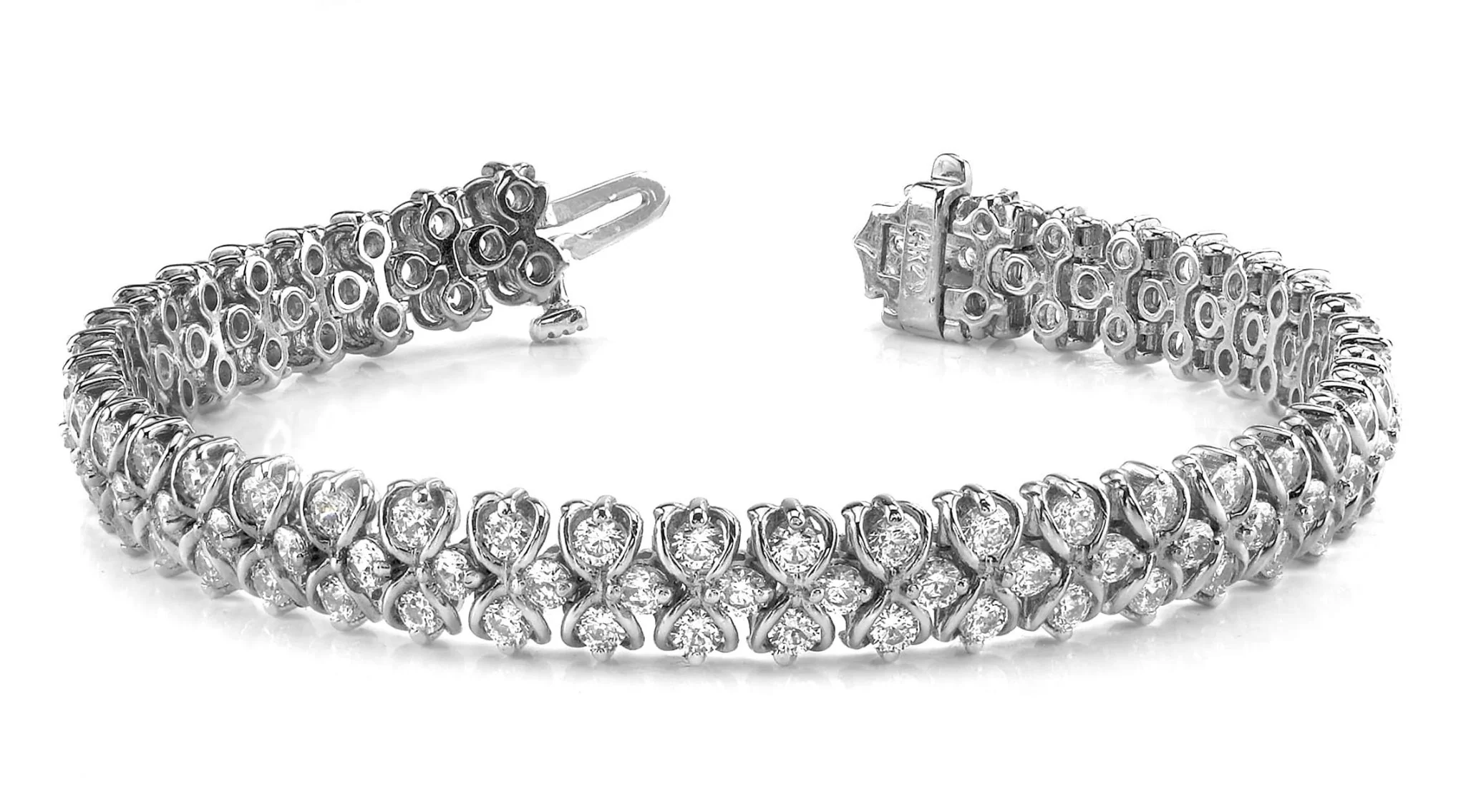 Figure Eight Diamond Link Bracelet Lab-Grown Diamond with 4.97 ct.(finished) 2.1mm - Image 4
