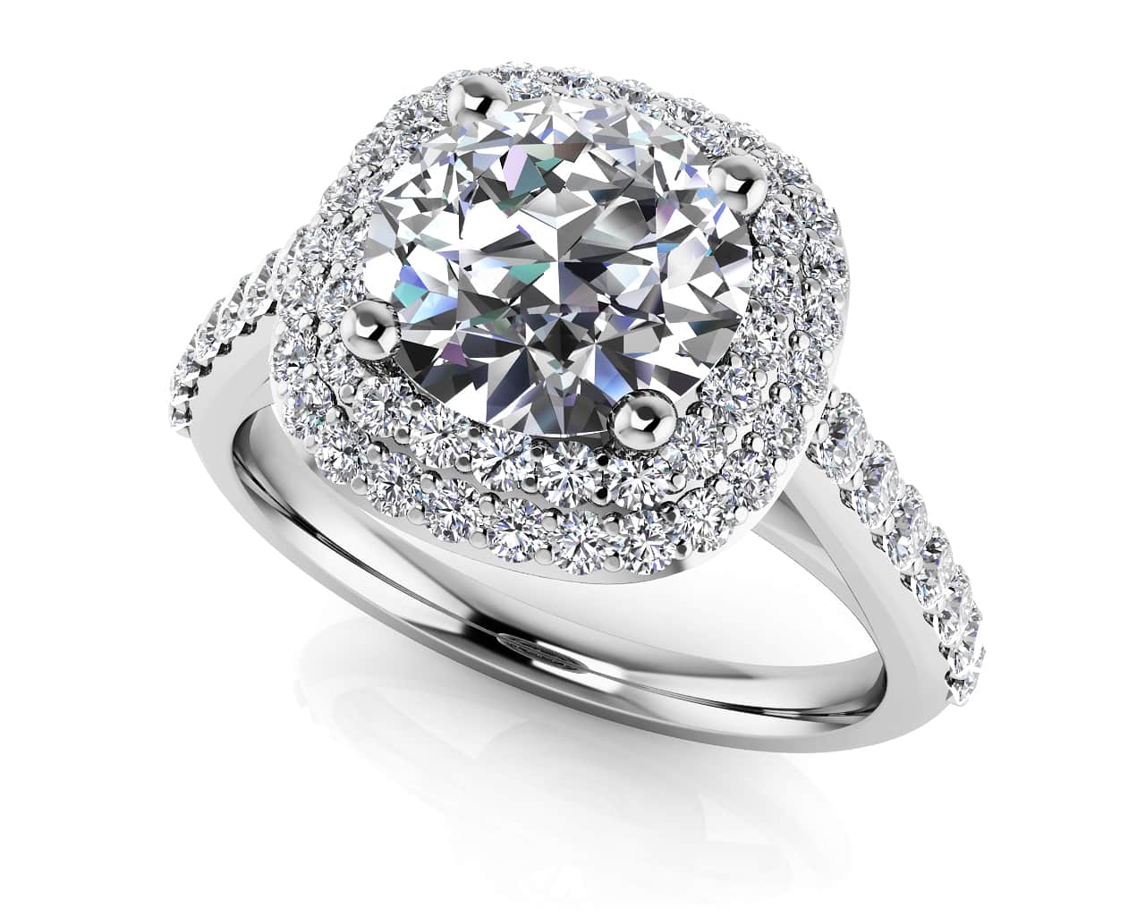 Forever Yours Diamond Engagement Ring with 2.64 ct. (2.00 ct. center diamond)