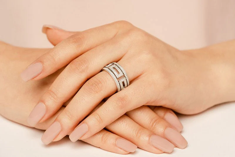Glamorous Diamond Lab-Grown Diamond Eternity Ring with 1.10 ct.(finished) 1mm - Image 5