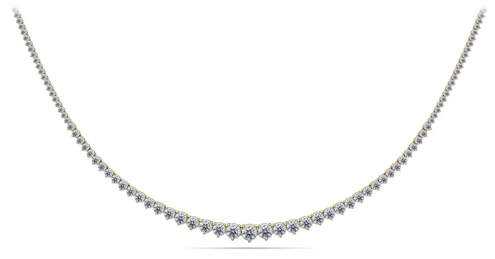 Graduated Red Carpet Lab-Grown Diamond Necklace with 15.09 ct.(finished) - Image 2