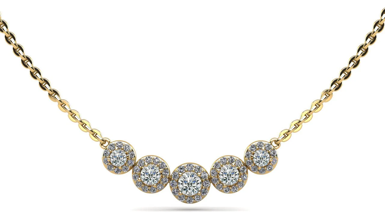 Heavenly Halo Lab-Grown Diamond Pendant with 0.88 ct.(finished) - Image 2