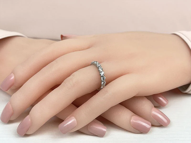 Infinite Beauty Eternity Band Diamond  with 2.72 ct.(finished) 3.6mm - Image 3