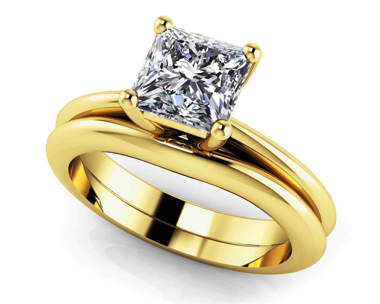 Infinite Love Solitaire Engagement Ring Set Diamond with 1.25 ct.(finished) 6mm - Image 2