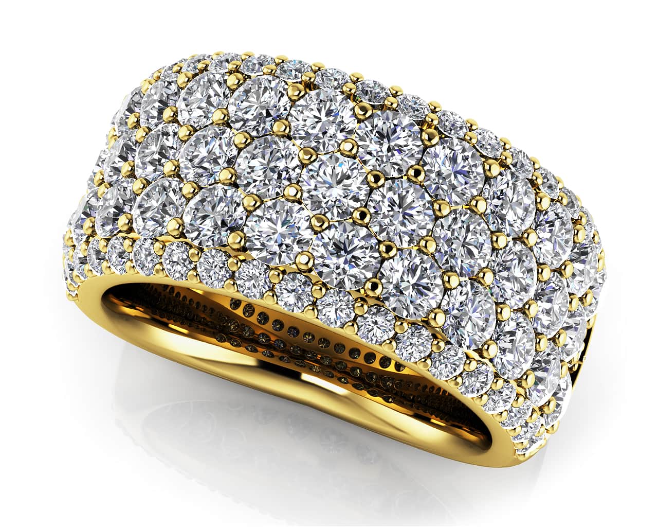 Irresistible Diamond Ring with 2.62 ct.(finished) 1.4mm, 2.5mm - Image 2