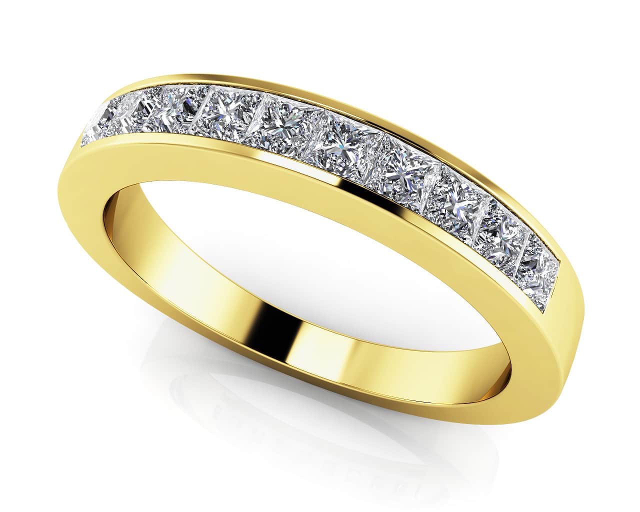 It Is A Ten ab-Grown Diamond  Band with 0.70 ct.(finished) 2.25mm - Image 2