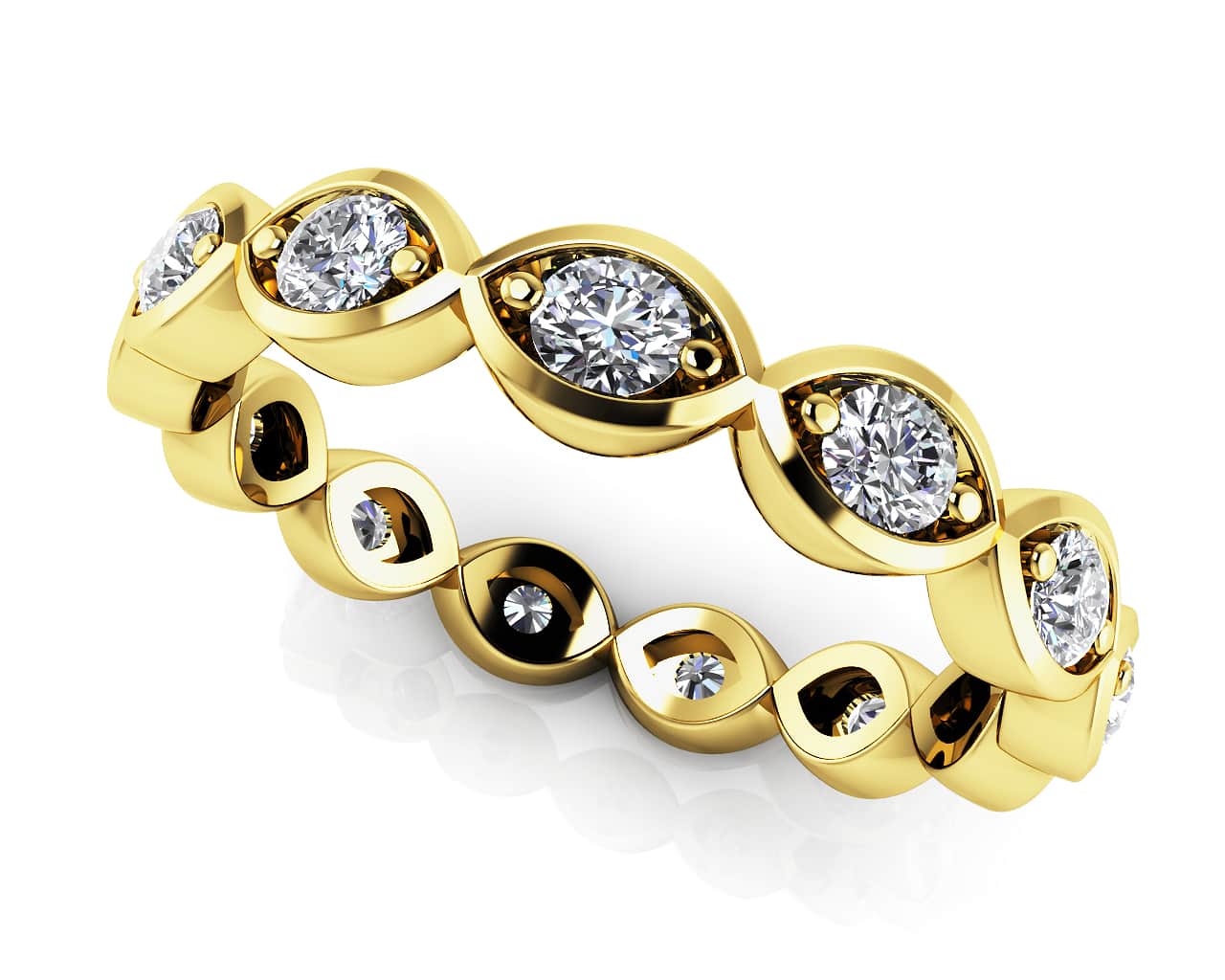 Joie Eternity Lab-Grown Diamond Ring with 0.75 ct.(finished) 2.7mm - Image 2