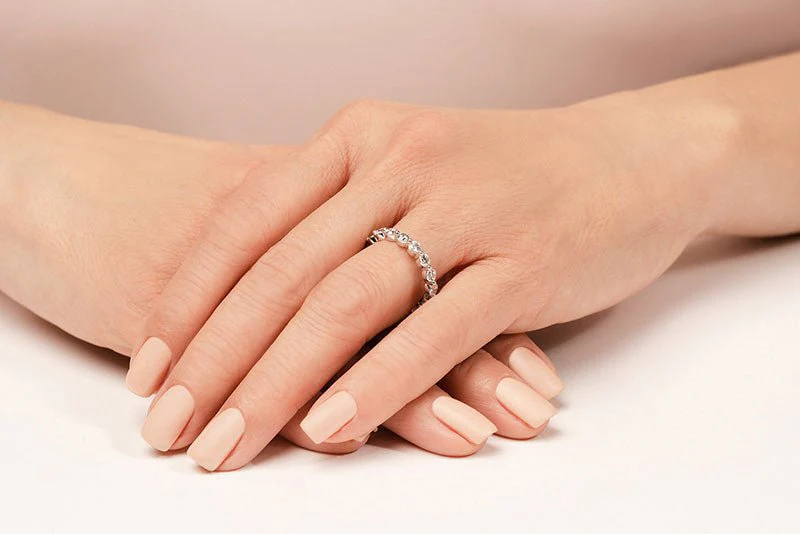 La Belle Common Prong Diamond Eternity Diamond Ring with 1.20 ct.(finished) 2.5mm - Image 3