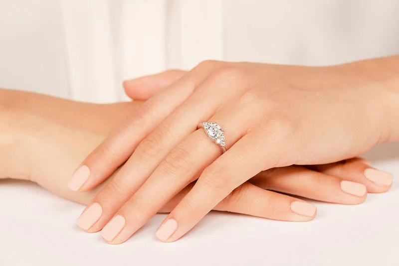 Lasting Impression Cushion Lab-Grown Diamond Engagement Ring with 1.21 ct. (1.00 ct. center diamond) - Image 5