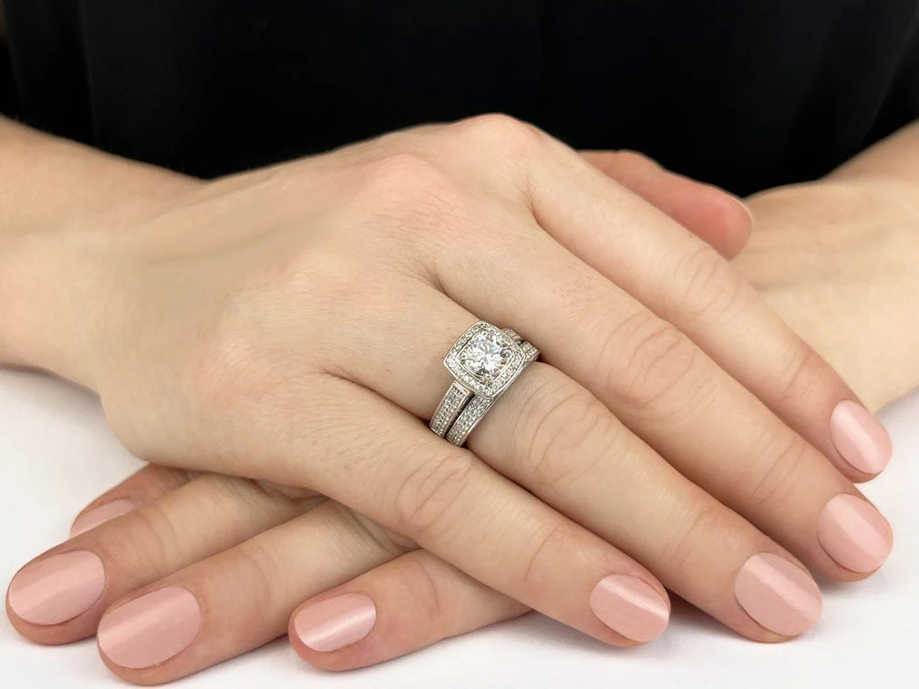 Legacy Diamond Bridal Set Diamond  with 2.73 ct. (1.50 ct. center diamond) - Image 3