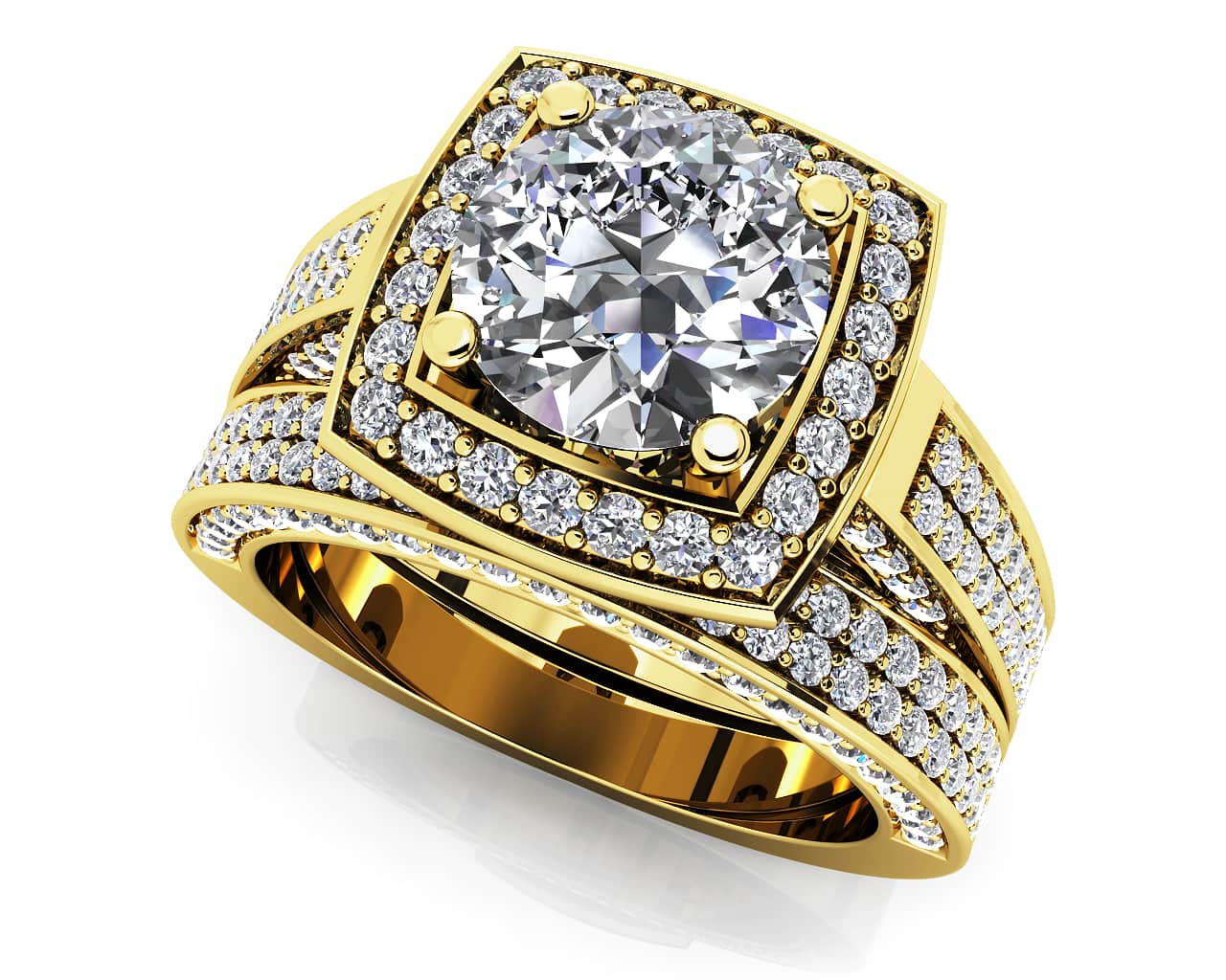 Legacy Lab-Grown Diamond Bridal Set with 3.23 ct. (2.00 ct. center diamond) - Image 2