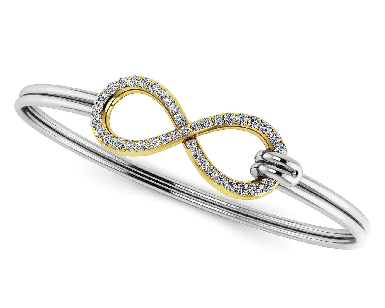 Limitless Sparkle Unity Lab-Grown Diamond Bracelet with 0.31 ct.(finished)
