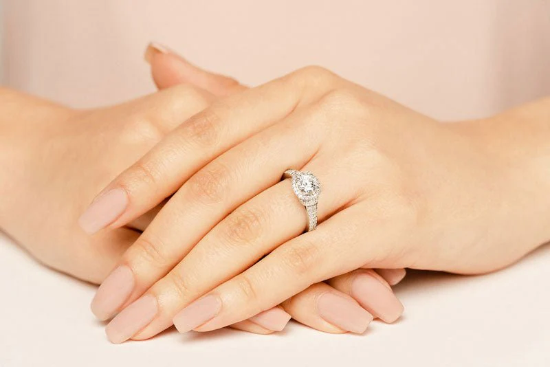 Love Letter Diamond Engagement Ring with 2.23 ct. (1.50 ct. center diamond) - Image 3