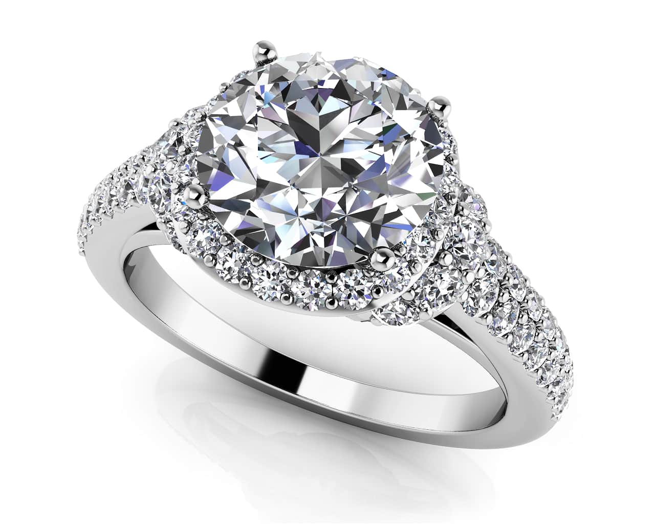Love Letter Lab-Grown Diamond Engagement Ring with 1.22 ct. (0.50 ct. center diamond)