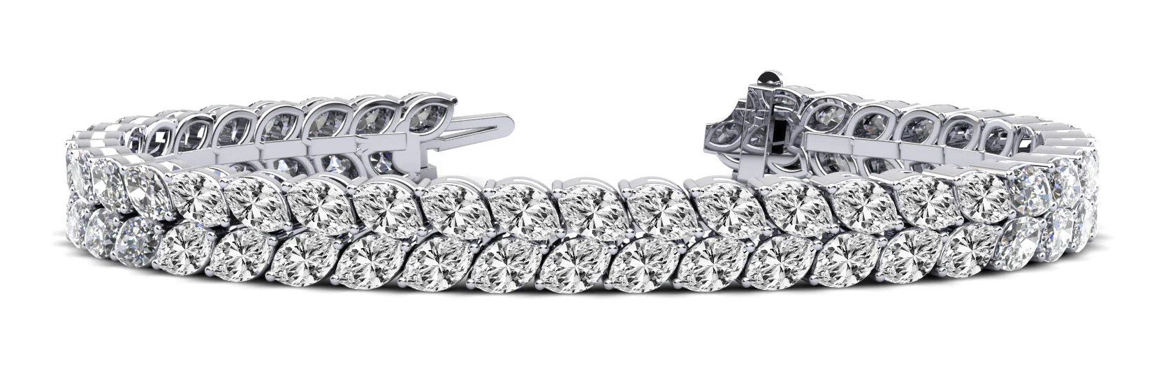 Marquise Dreams Diamond Tennis Bracelet Lab-Grown Diamond with 15.20 ct.(finished) 5x3mm