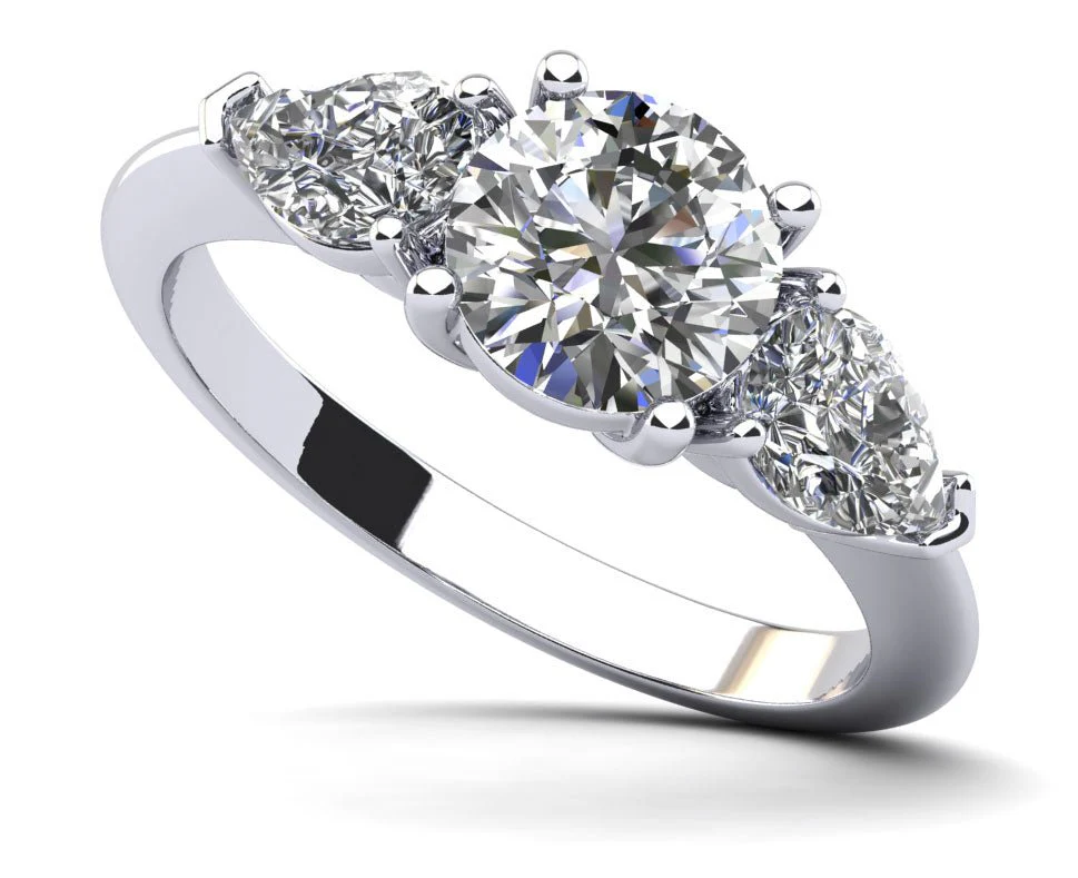 Mi Amour Diamond Engagement Ring with 1.60 ct. (1.00 ct. center diamond)