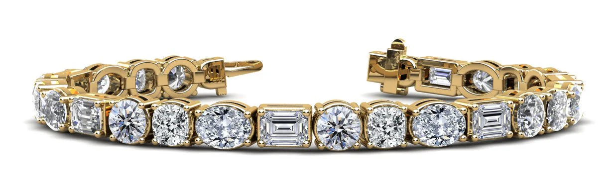 Mixed Shape Brilliance Diamond Bracelet with 15.50 ct.(finished) - Image 2