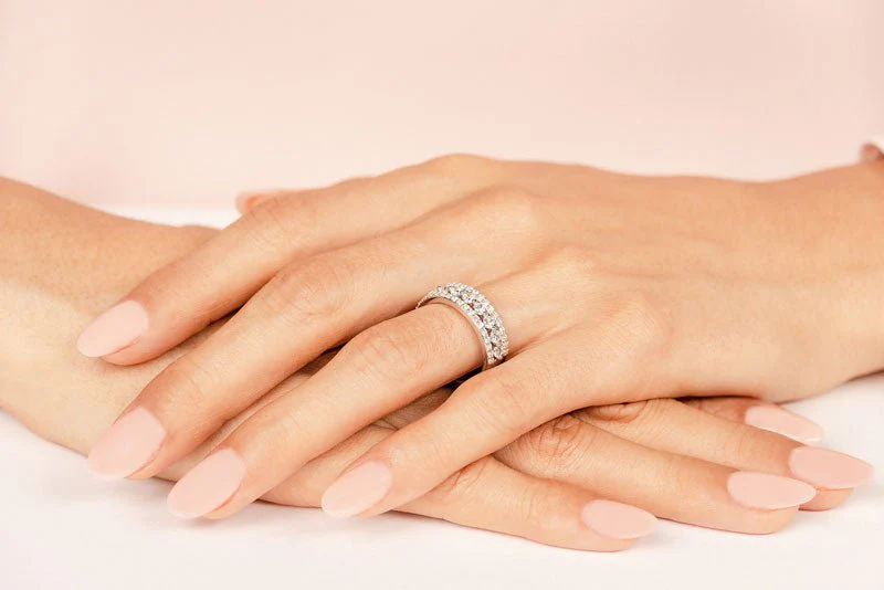 Moonlight Gala Anniversary Diamond Ring with 1.03 ct.(finished) 1.4mm, 2.5mm - Image 5