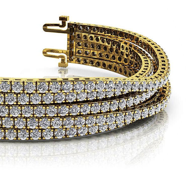 Multi Strand Flexible Diamond Tennis Bracelet Lab-Grown Diamond with 9.25 ct.(finished) 1.75mm - Image 2