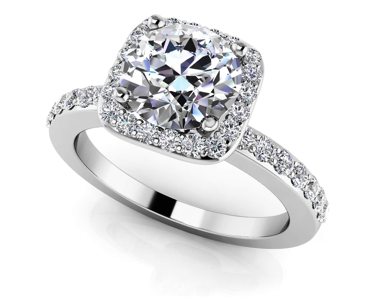 New Love Lab-Grown Diamond Engagement Ring with 1.86 ct. (1.50 ct. center diamond)