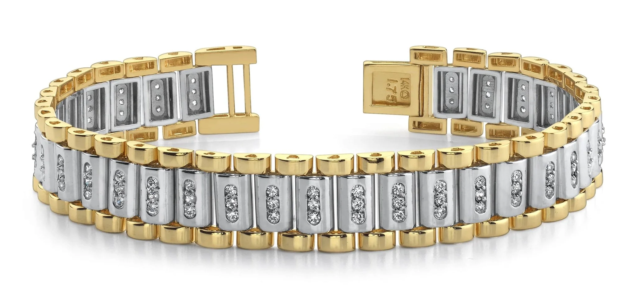 Number 99 Lab-Grown Diamond Bracelet with 1.98 ct.(finished) 1.75mm - Image 2
