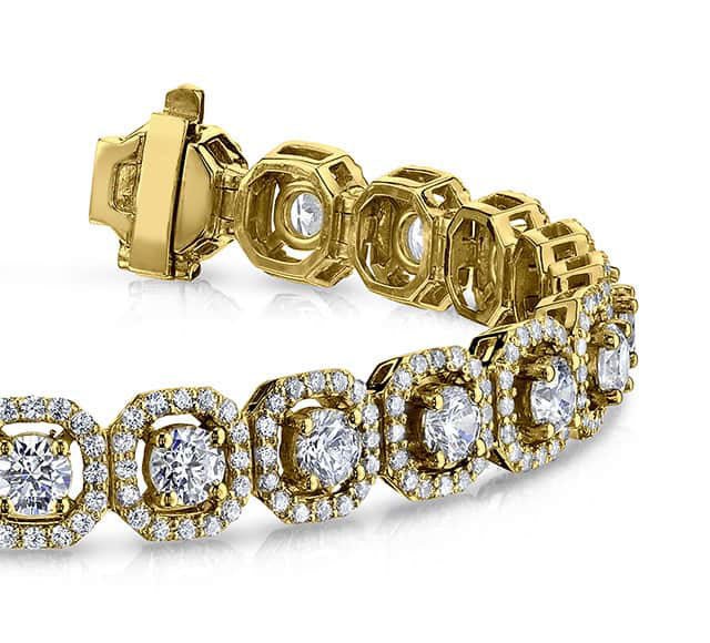 Octagon Red Carpet Lab-Grown Diamond Bracelet with 6.80 ct.(finished) 1.1mm, 3.5mm - Image 2