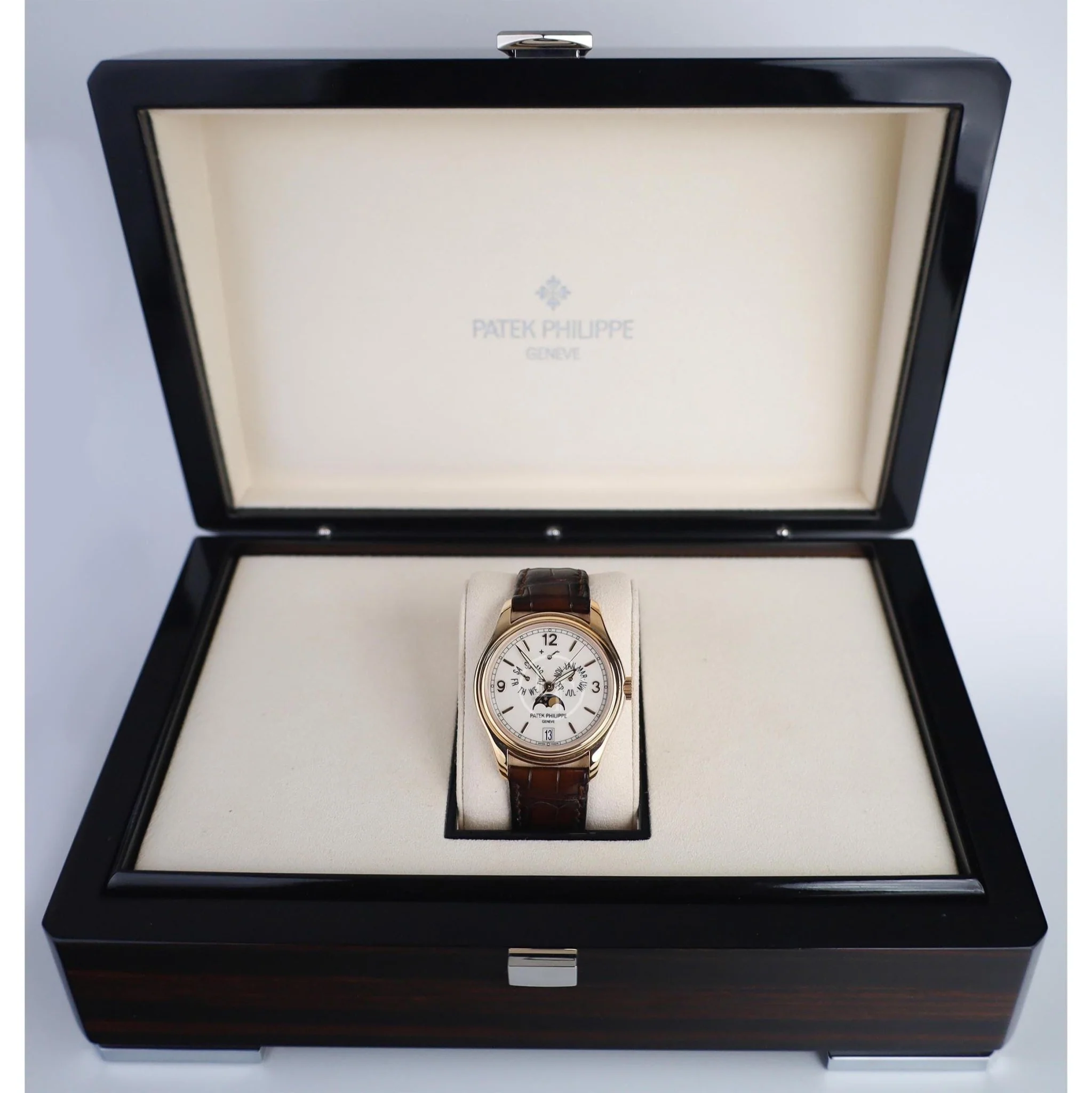 Patek Philippe 39mm Annual Calendar Compicated Watch Cream Dial 5146J - Image 4