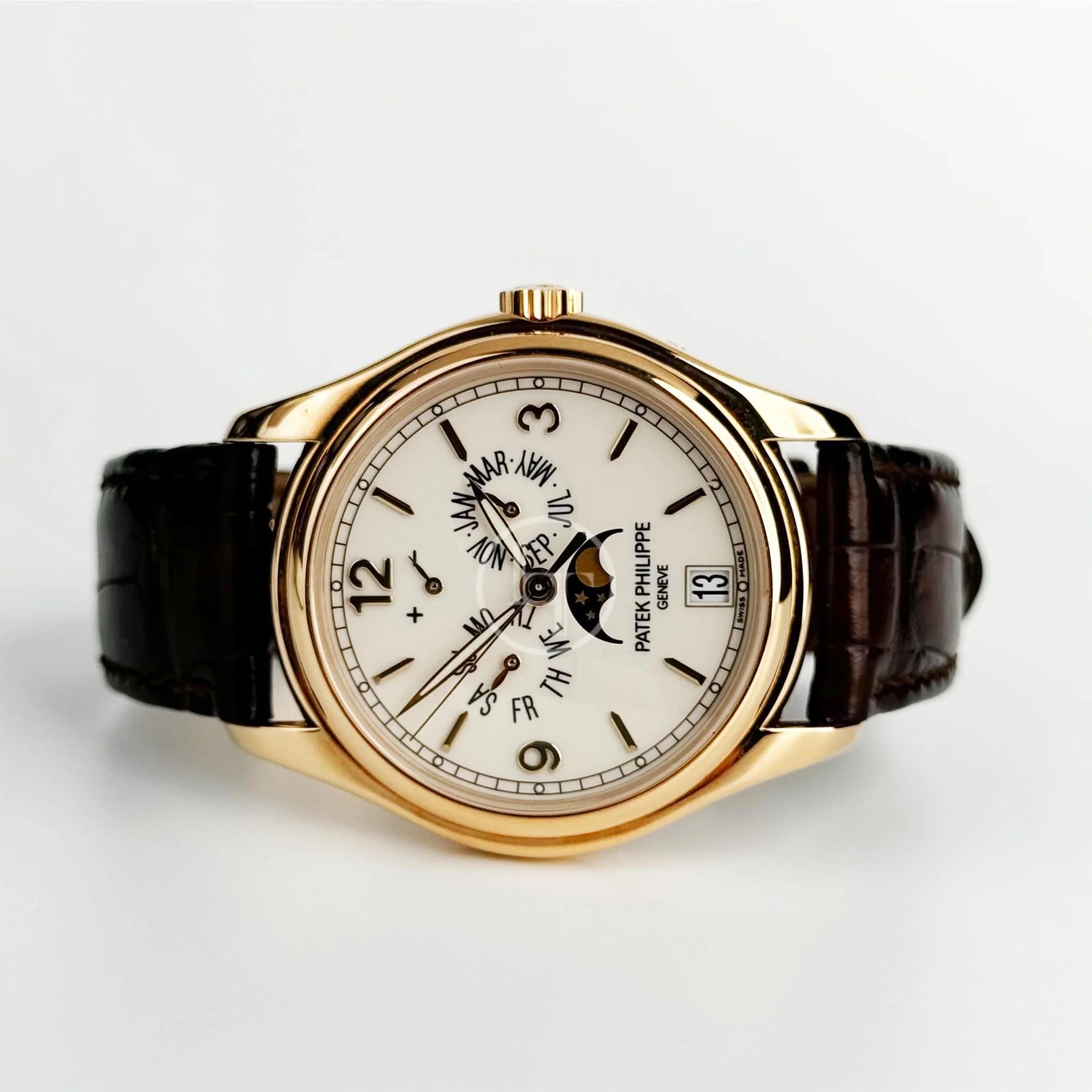 Patek Philippe 39mm Annual Calendar Compicated Watch Cream Dial 5146J - Image 5