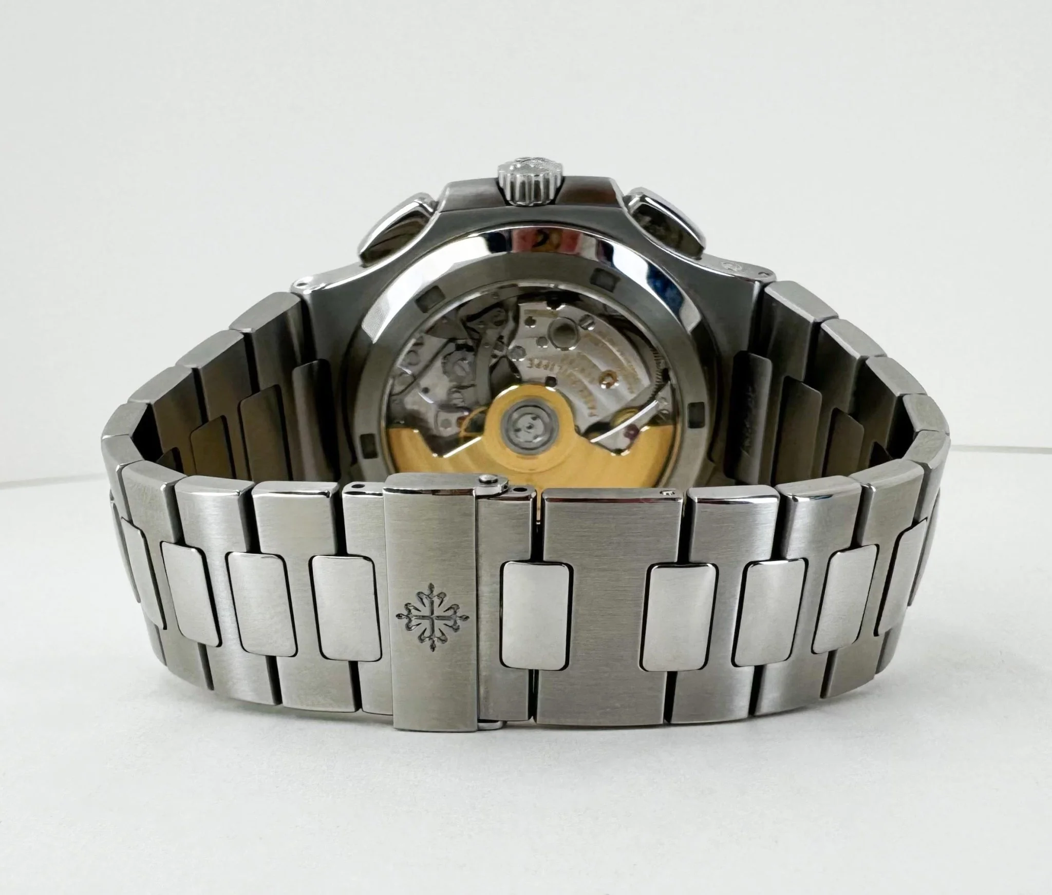 Patek Philippe 40.5mm Nautilus Travel Time Chronograph Watch Black Dial 5990/1A - Image 9