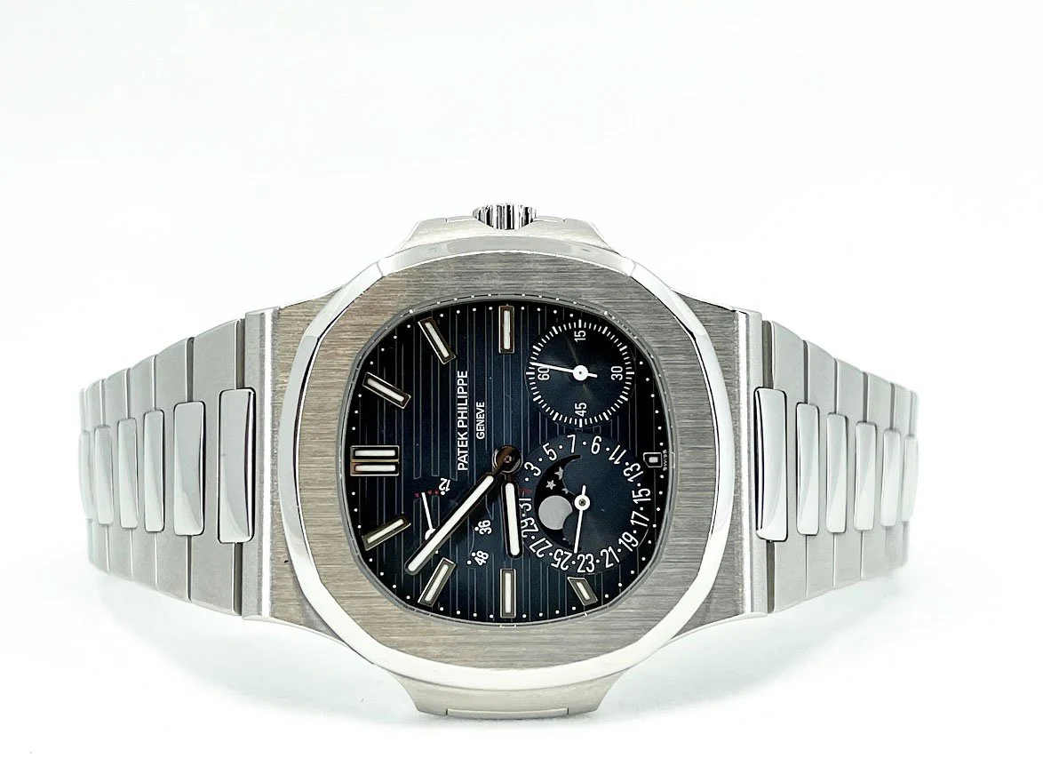 Patek Philippe 40mm Nautilus Watch Blue Dial 5712/1A - Image 4