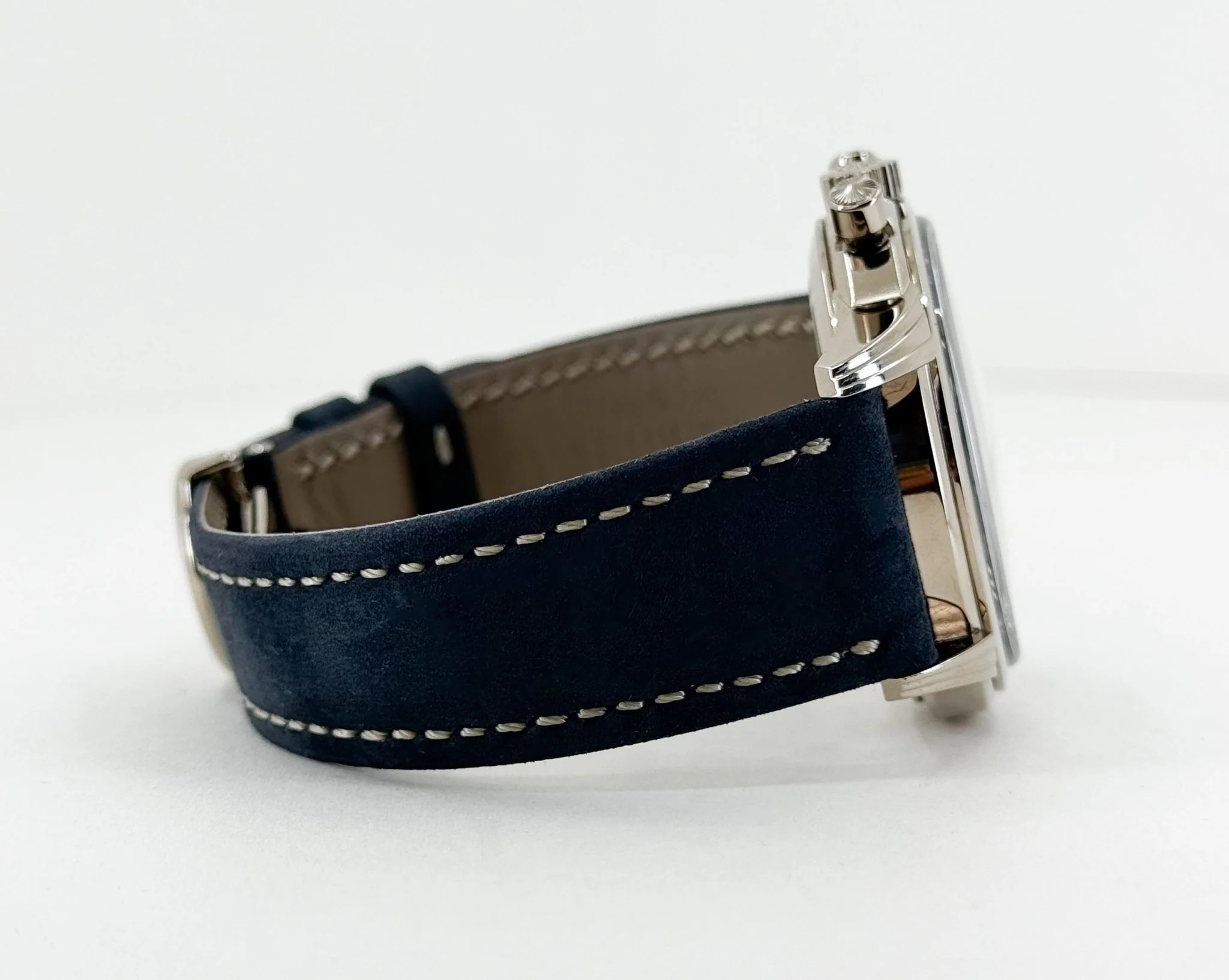 Patek Philippe 41mm Complication Watch - Blue Dial - Blue Calfskin Strap - 5172G-001 - Image 6