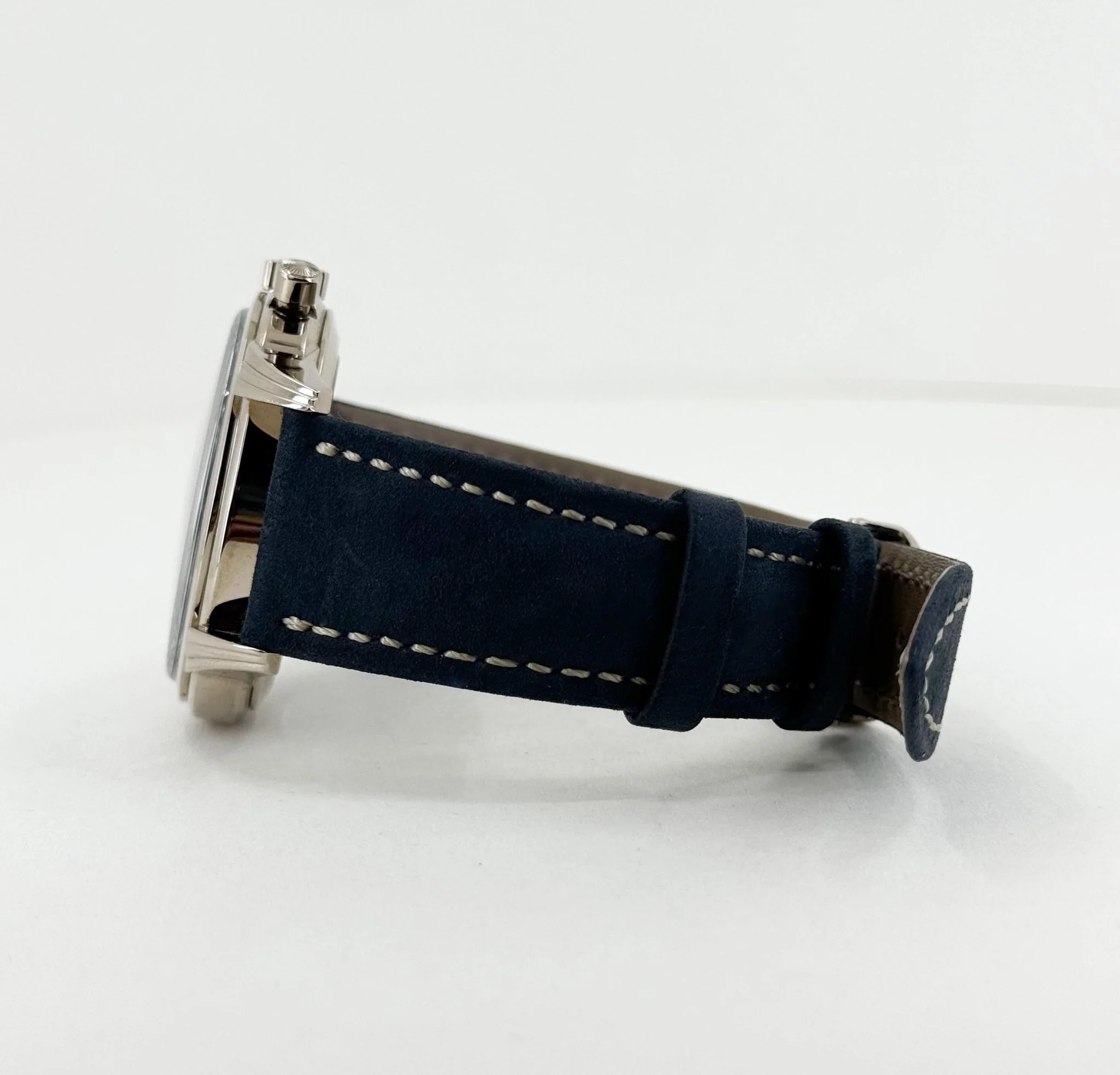 Patek Philippe 41mm Complication Watch - Blue Dial - Blue Calfskin Strap - 5172G-001 - Image 7