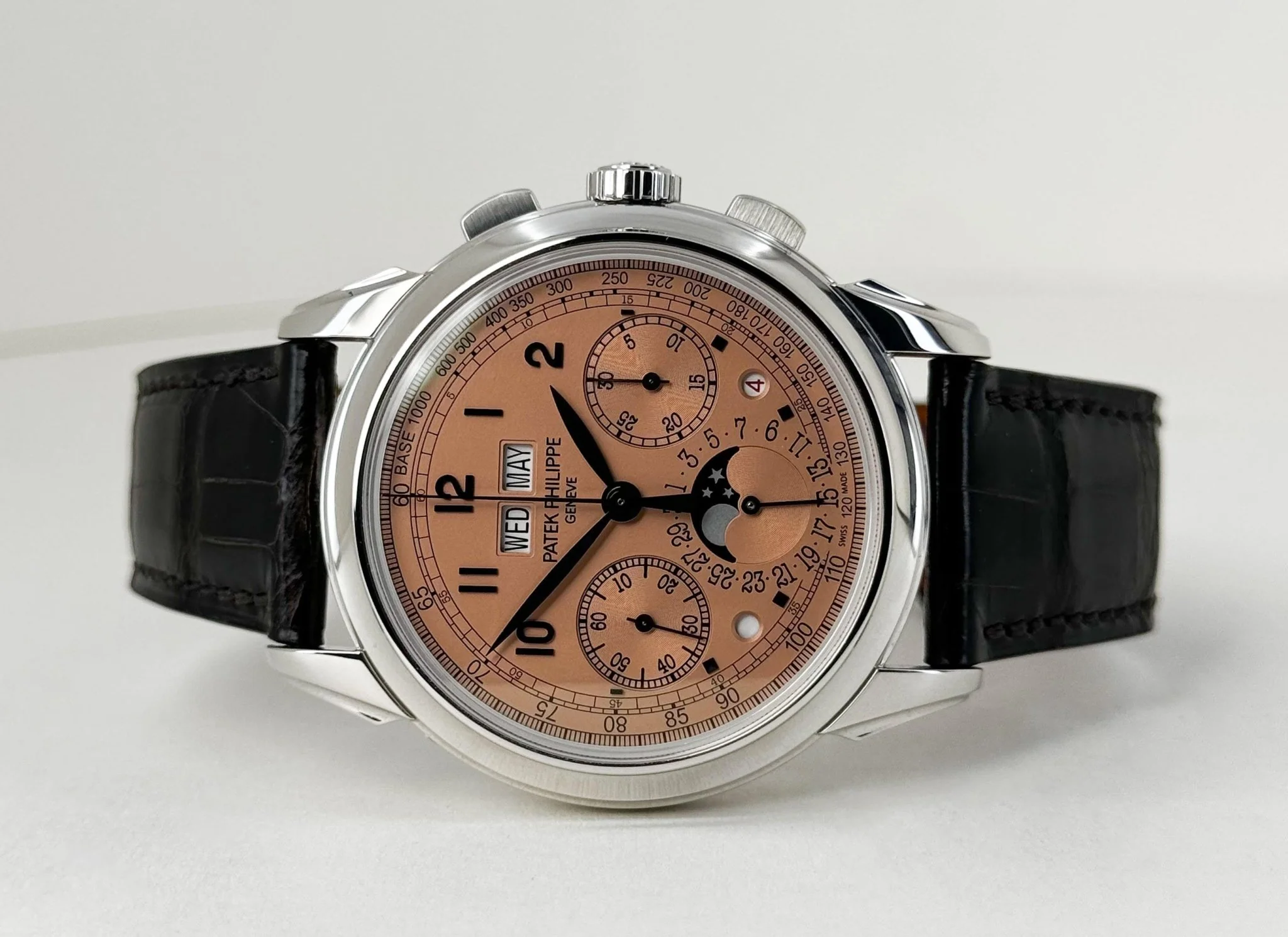 Patek Philippe 41mm Grand Complications Chronograph Perpetual Calendar - Platinum - Golden Opaline Dial Opaline Dial 5270P - Image 5
