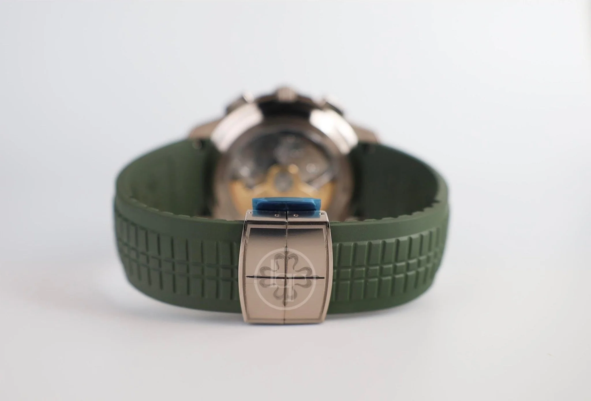 Patek Philippe Aquanaut Chronograph White Gold Khaki Green Dial 5968G-010 - Image 10