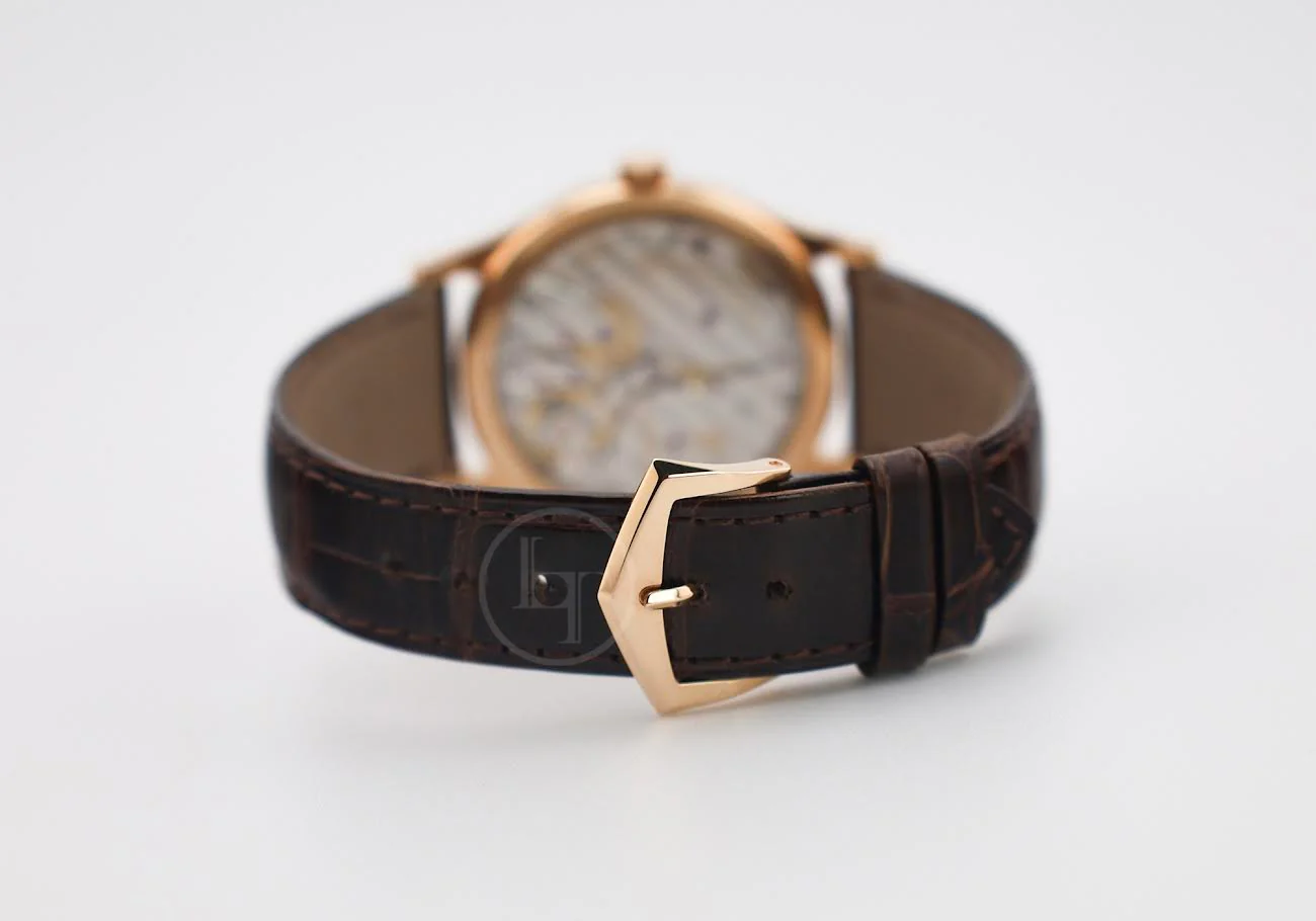 Patek Philippe Calatrava "Clous de Paris" Rose Gold Hobnail BezelSilver Dial - 6119R-001 - Image 10