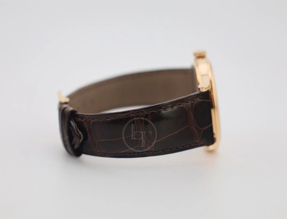 Patek Philippe Calatrava "Clous de Paris" Rose Gold Hobnail BezelSilver Dial - 6119R-001 - Image 6