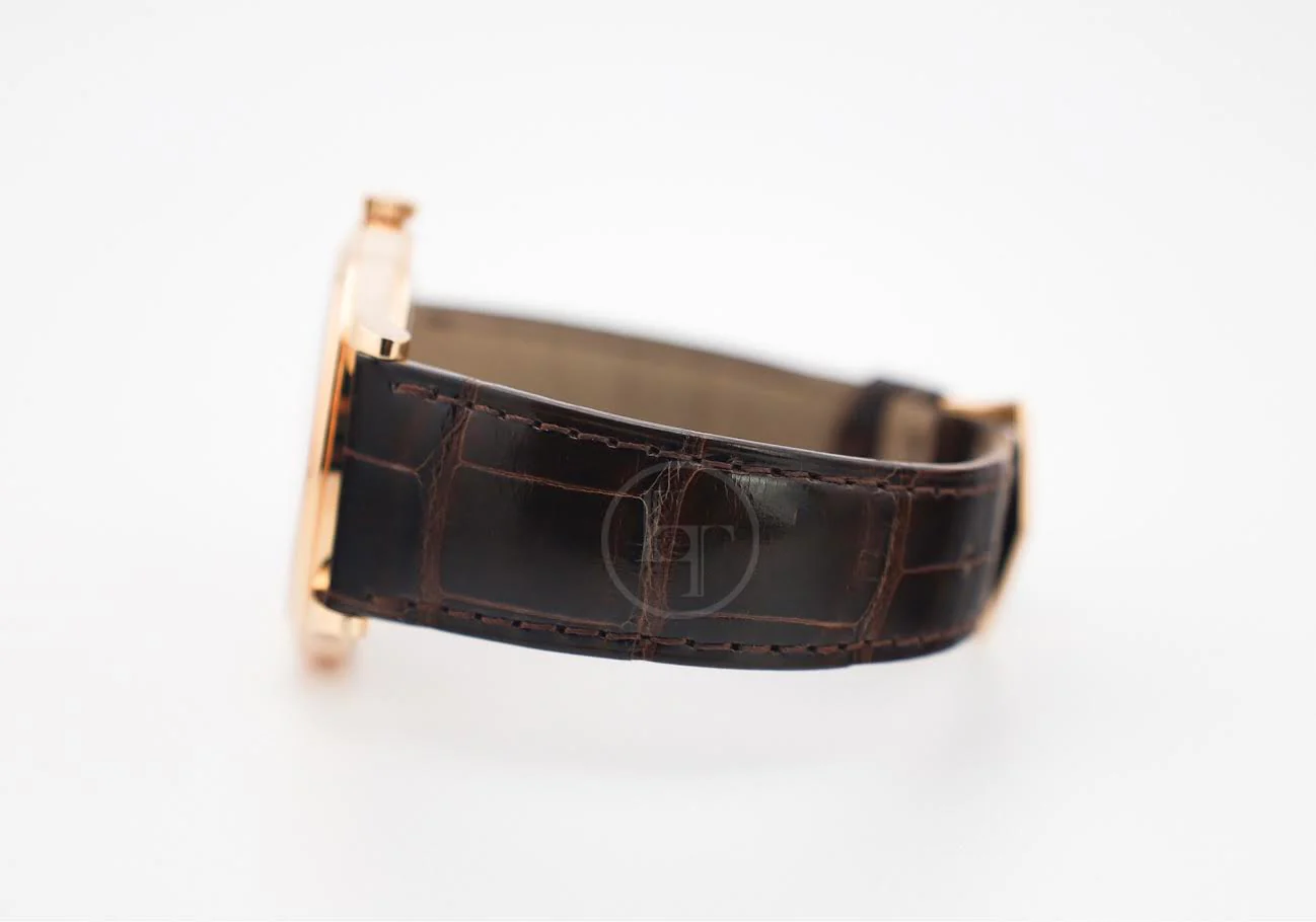 Patek Philippe Calatrava "Clous de Paris" Rose Gold Hobnail BezelSilver Dial - 6119R-001 - Image 7