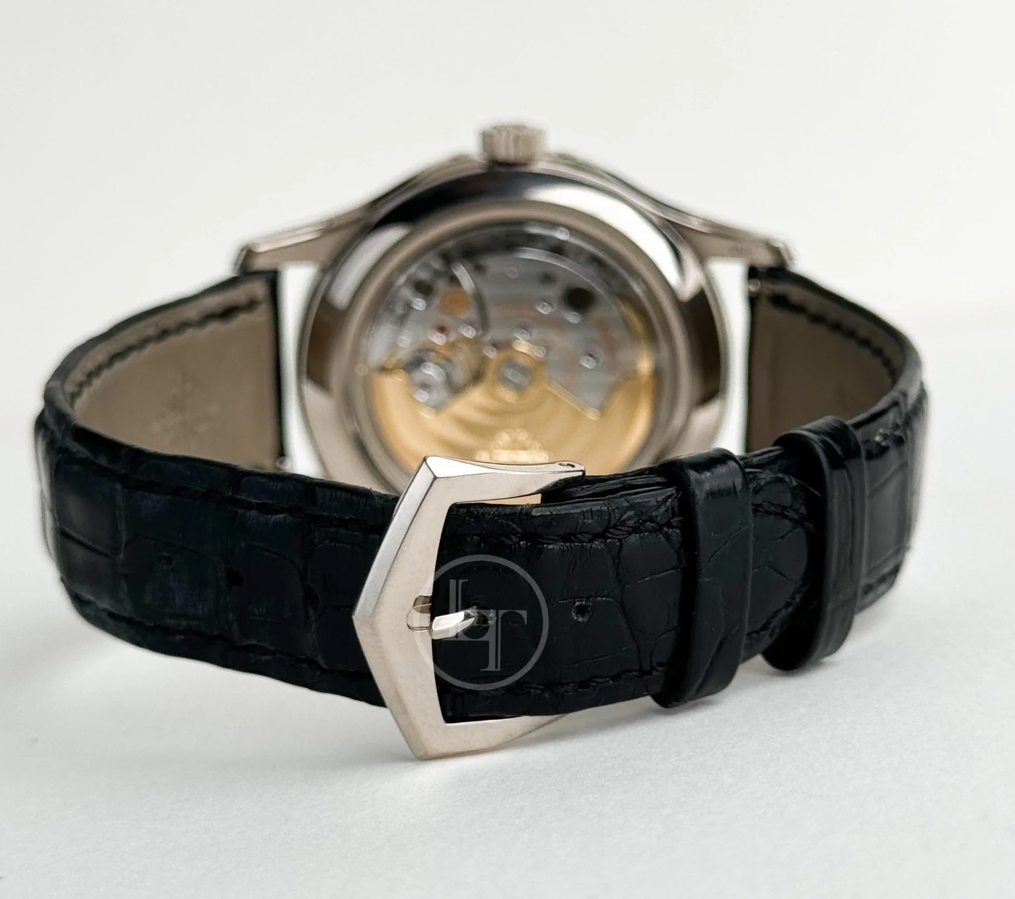 Patek Philippe Complications Annual Calendar Moon Phases - White Gold - Blue Sunburst Dial - 5205G-013 - Image 10