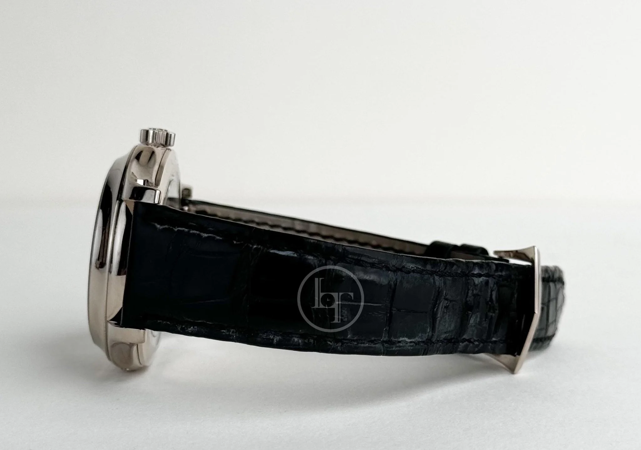 Patek Philippe Complications Annual Calendar Moon Phases - White Gold - Blue Sunburst Dial - 5205G-013 - Image 7