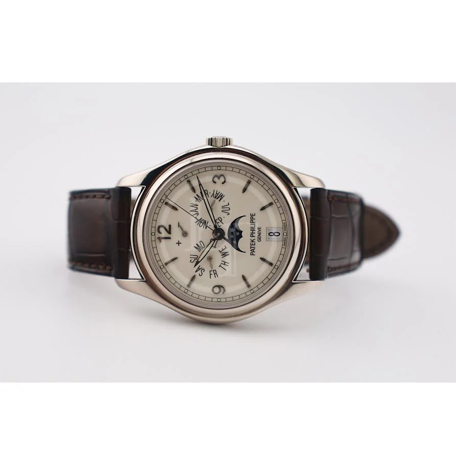 Patek Philippe Complications Annual Calendar Moon Phases White Gold Cream Dial | 5146G-001 - Image 5