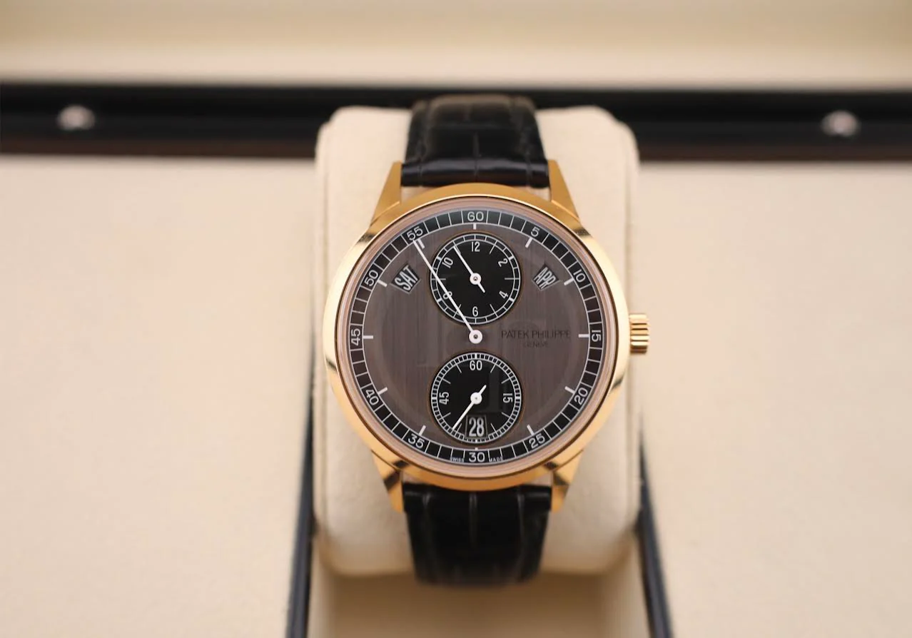 Patek Philippe Complications Annual Calendar Regulator Display Rose Gold Graphite Ebony Dial | 5235/50R-001 - Image 3