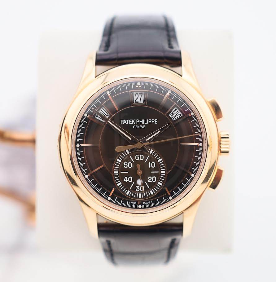 Patek Philippe Complications Flyback Chronograph Annual Calendar Rose Gold Brown Sunburst Dial | 5905R-001 - Image 2