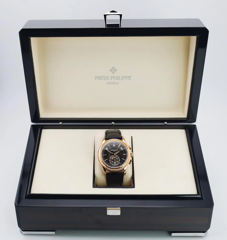 Patek Philippe Complications Flyback Chronograph Annual Calendar Rose Gold Brown Sunburst Dial | 5905R-001 - Image 4