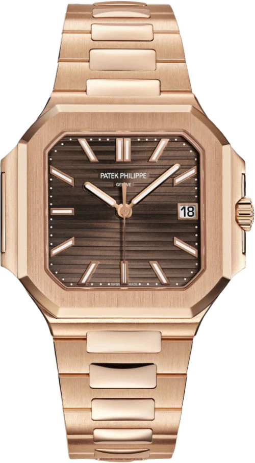 Patek Philippe Cubitus Rose Gold Brown Dial 40mm - 7128/1R-001 - 2025