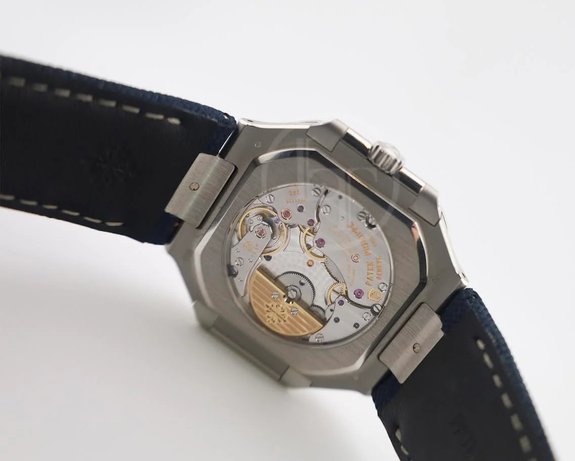 Patek Philippe Cubitus Grand Date Day & Moon Phases Platinum 45mm Blue Dial 5822P-001 - Image 8