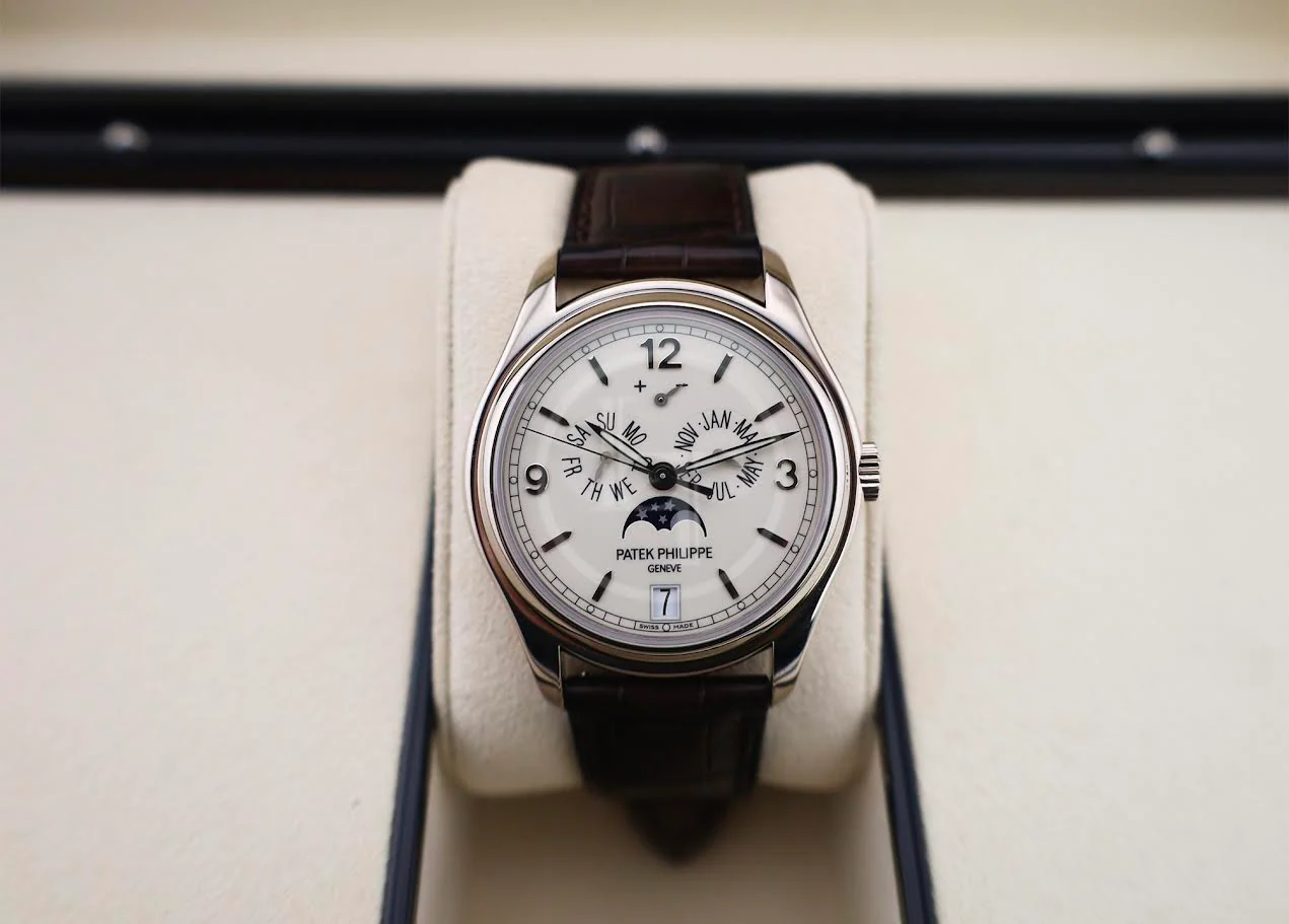 Patek Philippe Grand Complications Perpetual Calendar - White Gold - Lacquered Cream Dial - 5320G-001 - Image 3